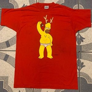 VTG ‘97 The Simpsons Homer Christmas Graphic Tee